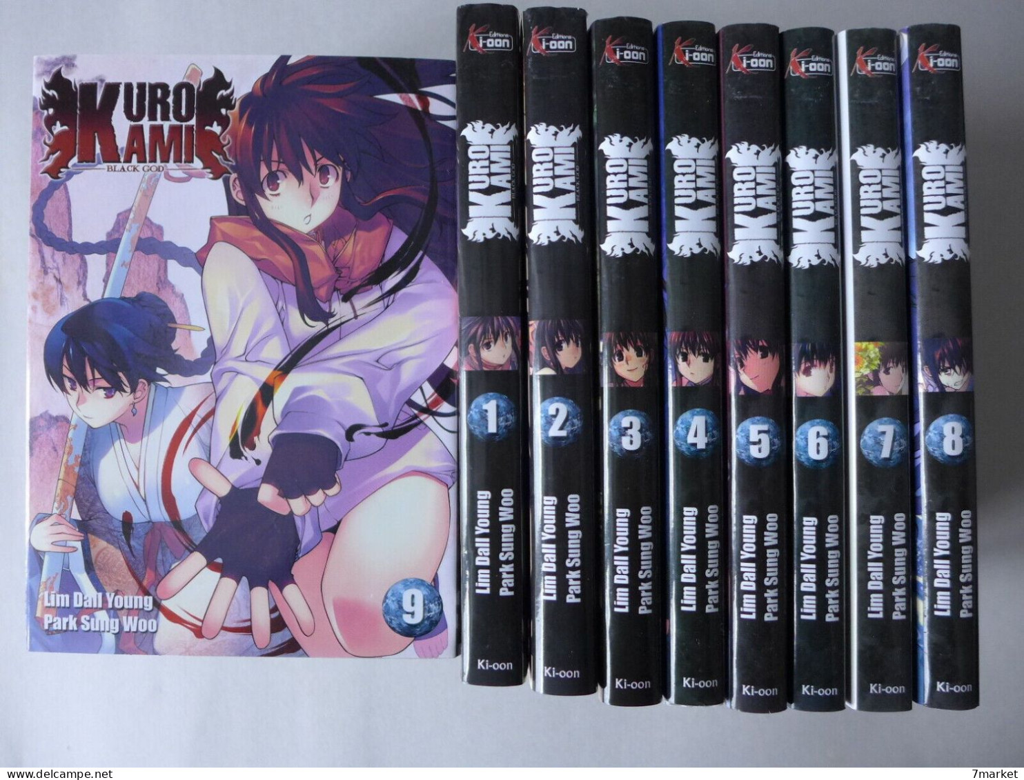 Lim Dall Young, Park Sung Woo - Kuro Kami. 14 Volumes ( Tomes 1 à 12 & 14 Et 15 ) / éd. Ki-oon - Mangas Version Française