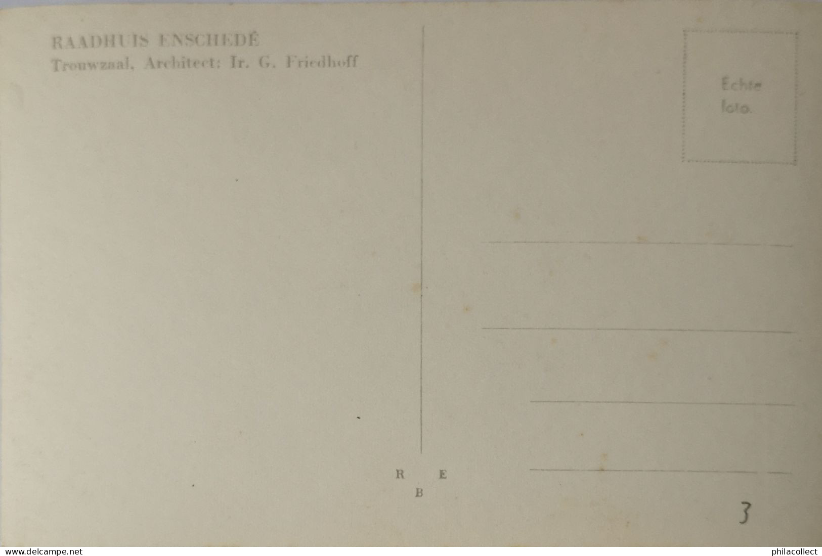 Enschede (Ov.) Raadhuis - Trouwzaal 19?? - Enschede