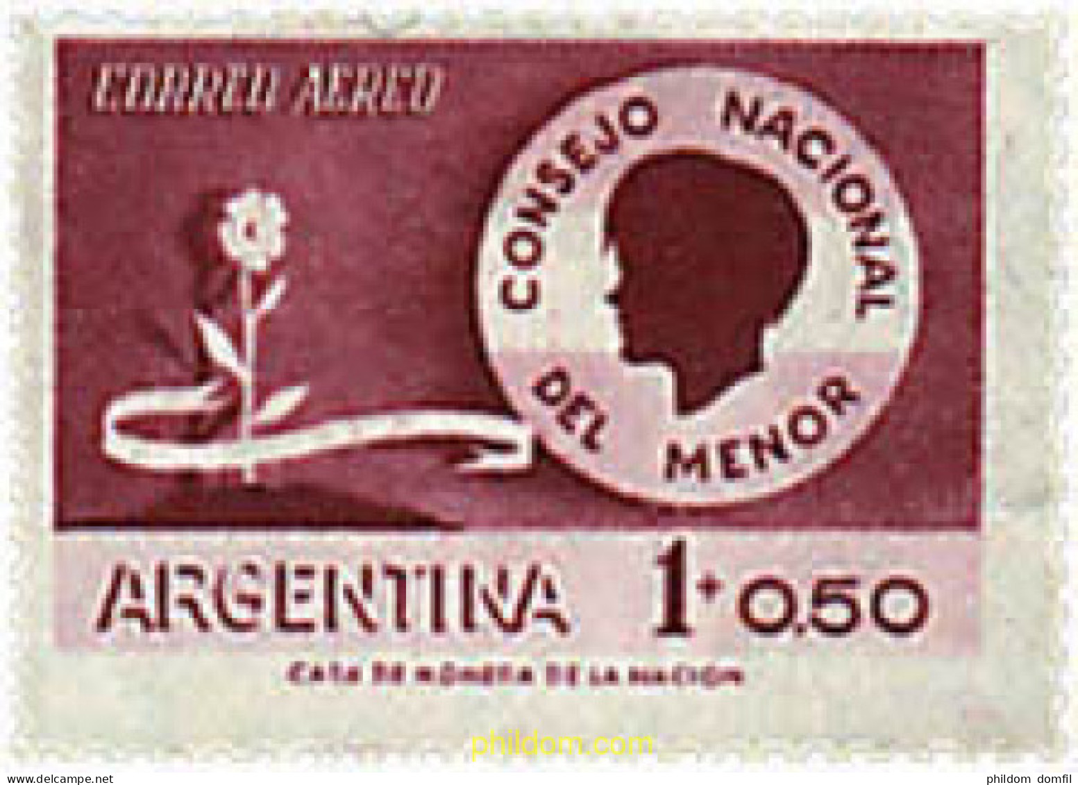 79247 MNH ARGENTINA 1958 CONSEJO NACIONAL DEL MENOR - Ungebraucht