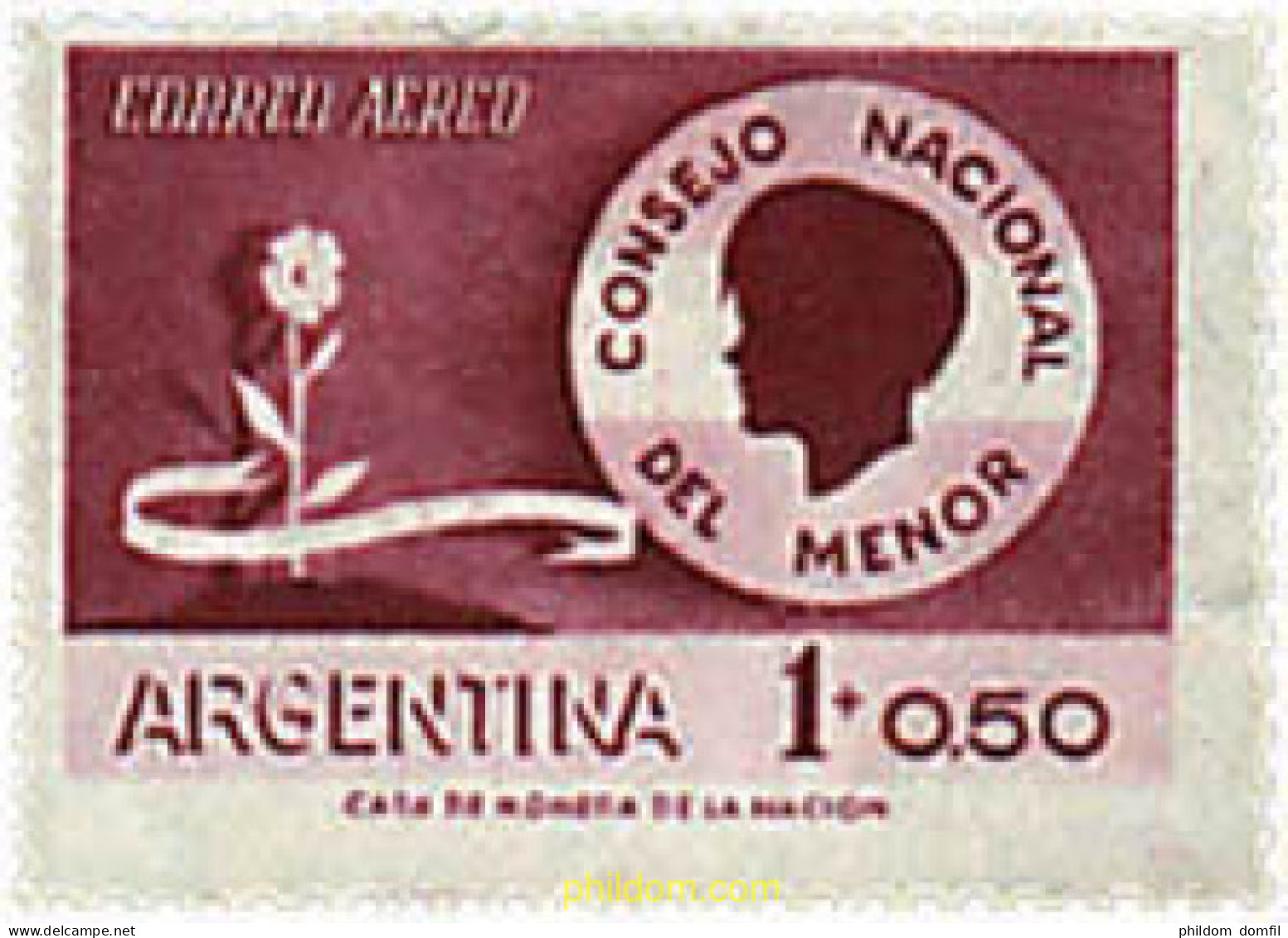 79247 MNH ARGENTINA 1958 CONSEJO NACIONAL DEL MENOR - Neufs