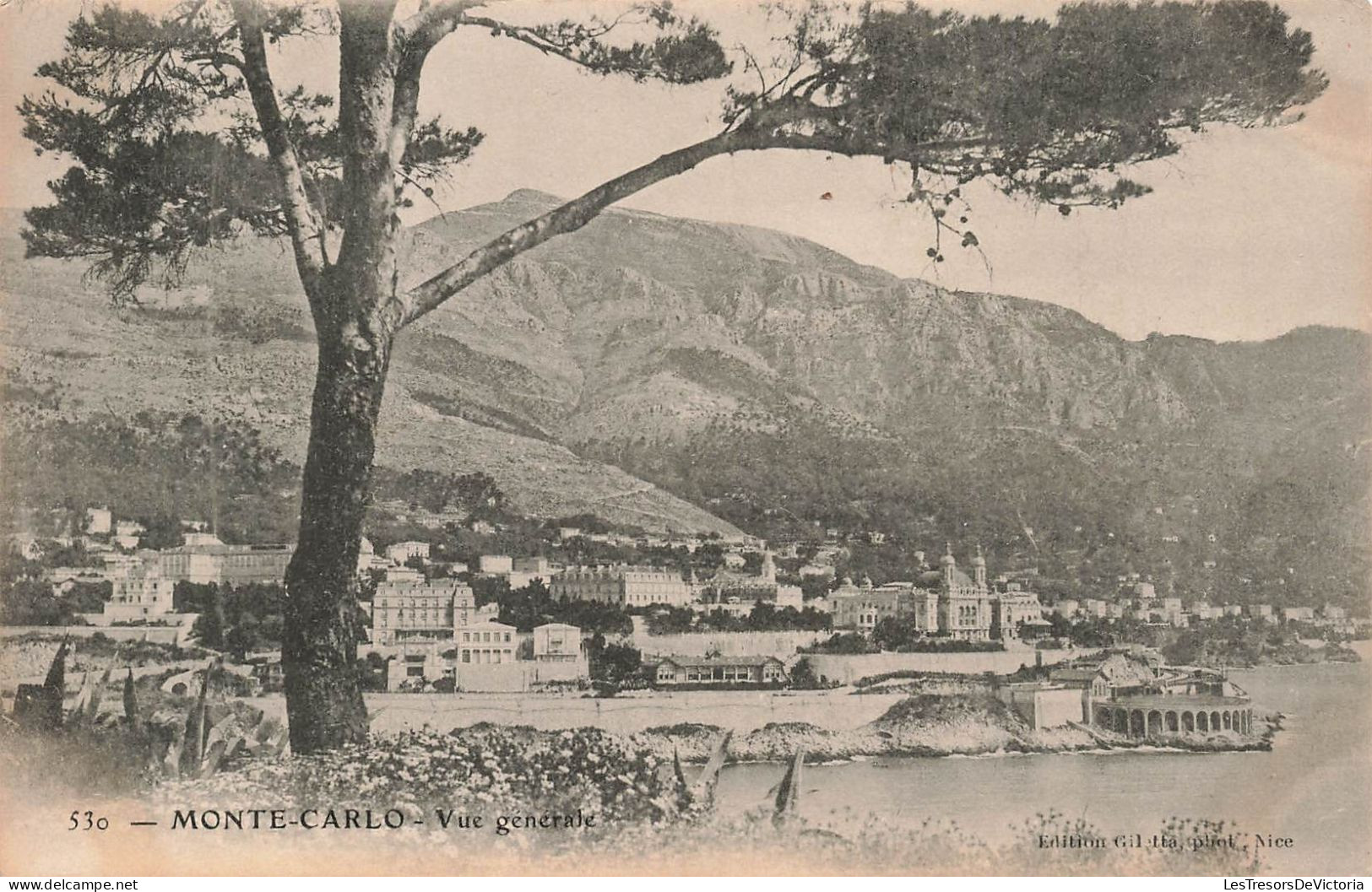 MONACO - Monte Carlo - Vue Générale De La Ville - Carte Postale Ancienne - Monte-Carlo