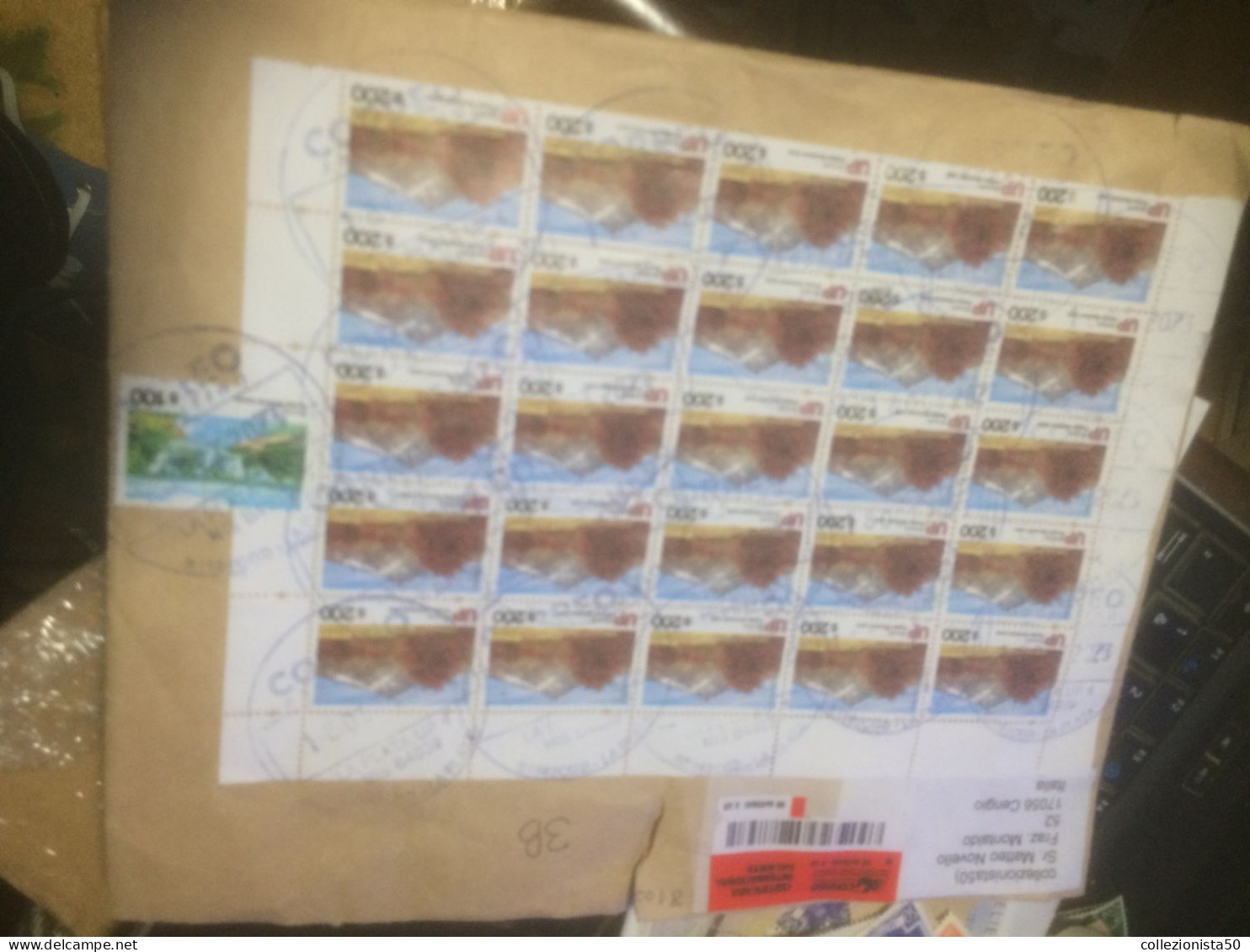 STORIA POSTALE VIAGGIATA  1 VALORE  ! - Altri - Africa