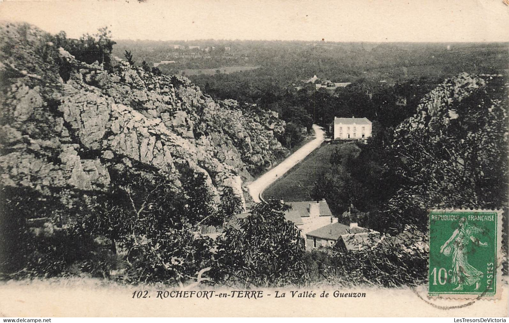 FRANCE - Rochefort En Terre - La Vallée De Gueuzon - Carte Postale Ancienne - Rochefort En Terre