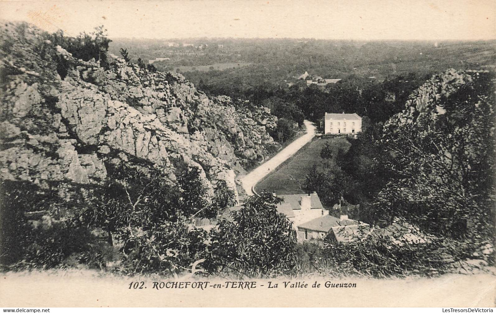 FRANCE - Rochefort En Terre - La Vallée De Gueuzon - Carte Postale Ancienne - Rochefort En Terre
