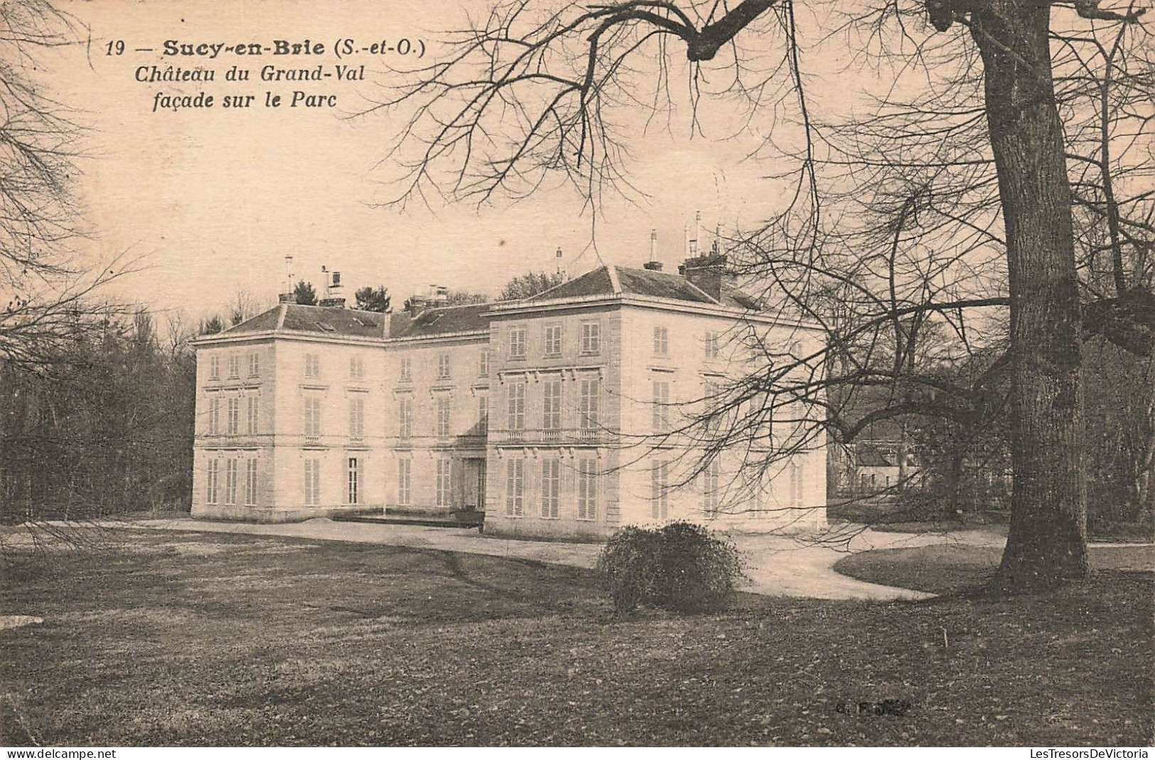 FRANCE - Sucy En Brie - Château Du Grand Val Façade Sur Le Parc - Carte Postale Ancienne - Sucy En Brie