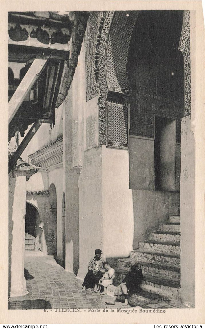 ALGÉRIE - Tlemcem - Porte De La Mosquée Boumédine - Carte Postale Ancienne - Tlemcen