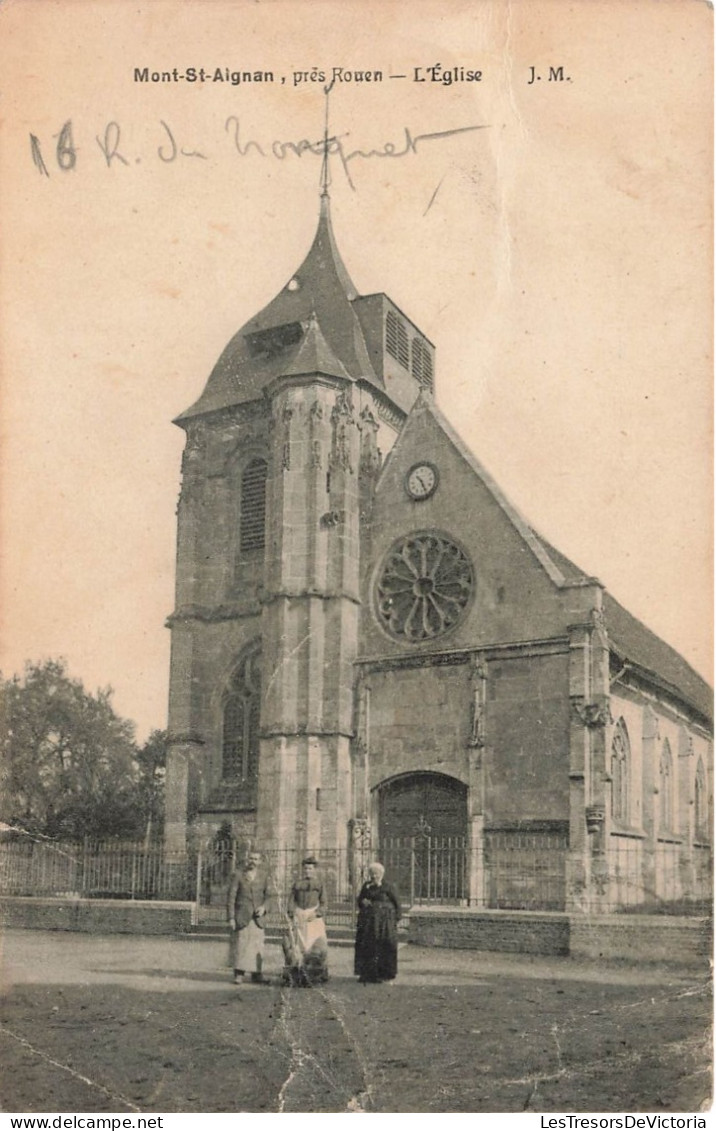 FRANCE - Mont Saint Aignan - Près Rouen - Vue Générale De L'église - Carte Postale Ancienne - Mont Saint Aignan