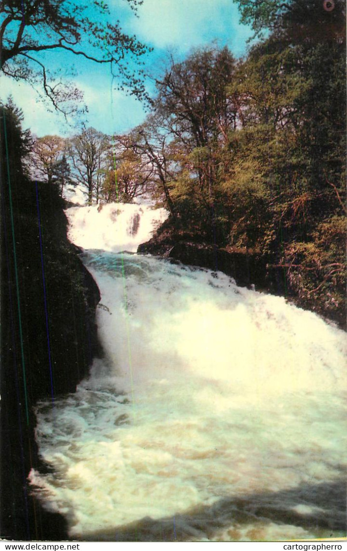 United Kingdom Wales Betws-y-Coed The Swallow Falls - Caernarvonshire