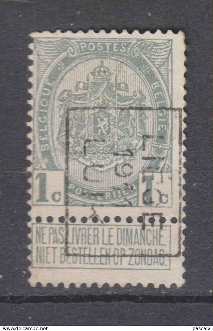 COB 1628B LIEGE 1911 - Rolstempels 1910-19