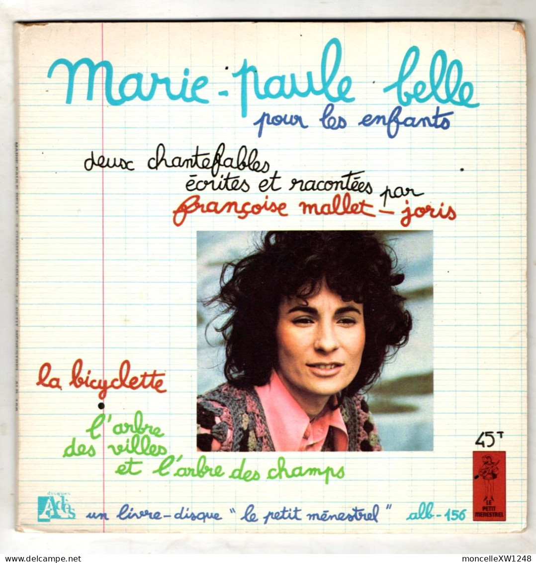 Marie-Paule Belle - 45 T SP Chantefables Pour Les Enfants (1978) - Niños