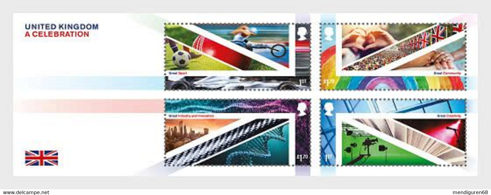 GROSSBRITANNIEN GRANDE BRETAGNE GB 2021 M/S A CELEBRATION MNH SG MS4476 MI B4724-27 YT F5138-41 SC SH4071 - Neufs