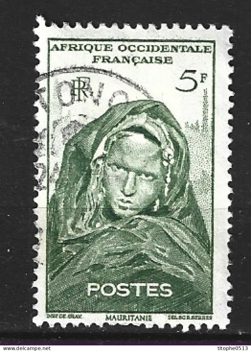 A.0.F.. N°37 Oblitéré De 1947. Jeune Femme De Tin-Deïla. - Usati