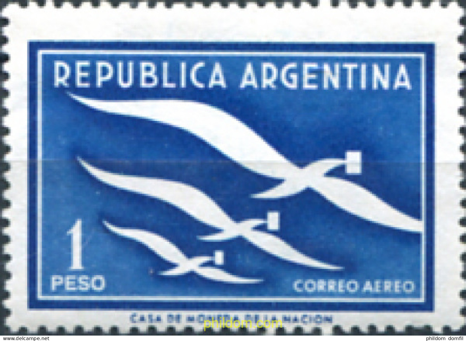 283433 MNH ARGENTINA 1957 SEMANA INTERNACIONAL DE LA CARTA - Neufs