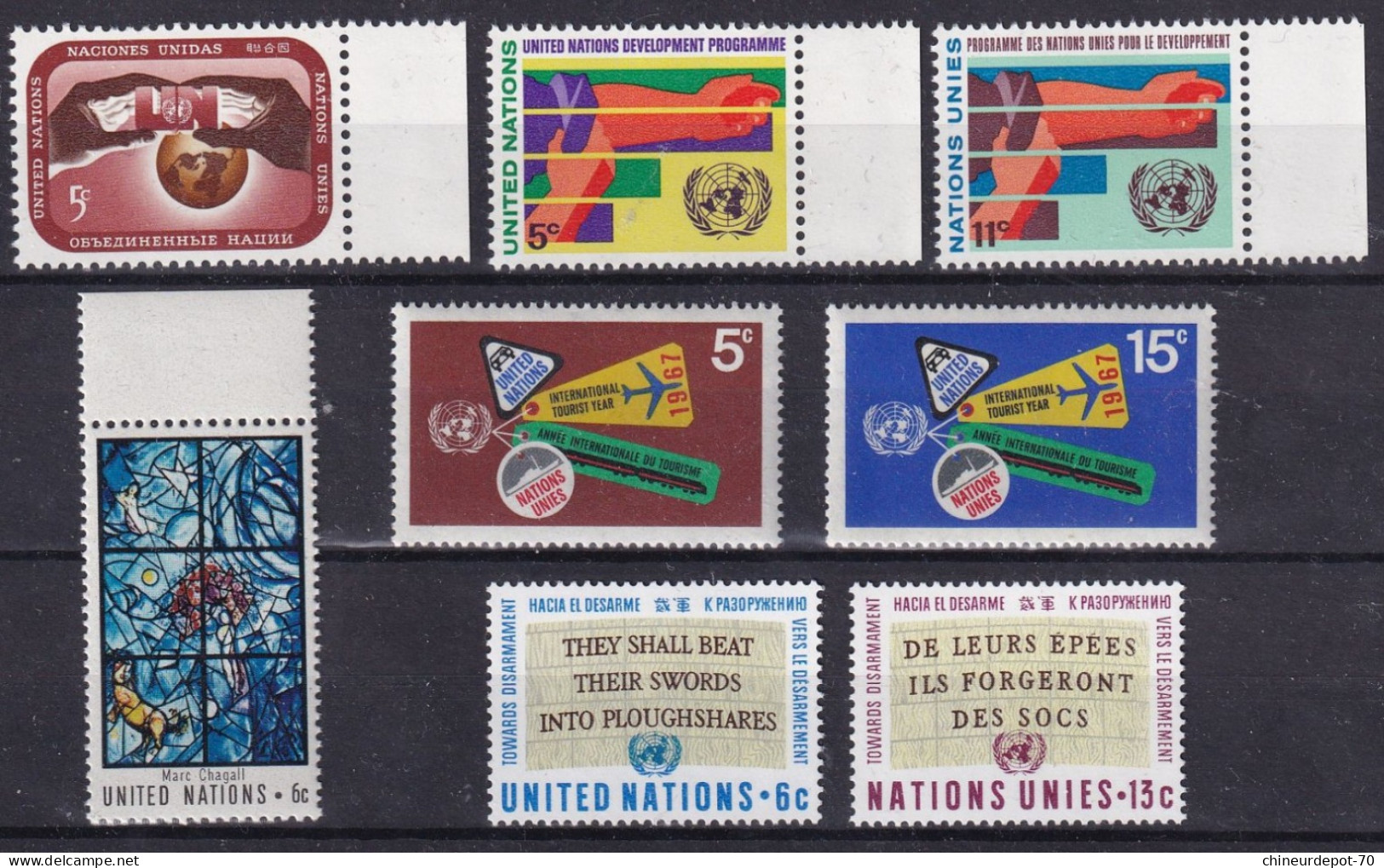 Nations Unies 1967 Sans Charnières ** - Unused Stamps