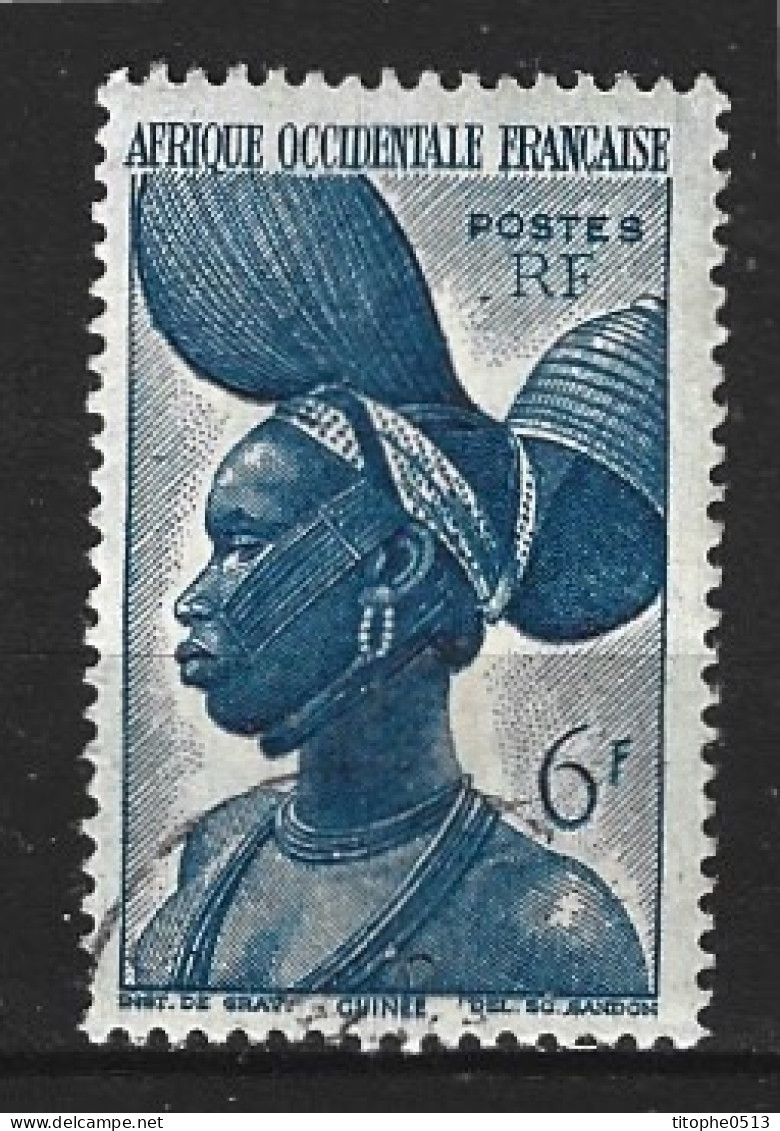 A.O.F.. N°38 Oblitéré De 1947. Femme Foulah. - Used Stamps