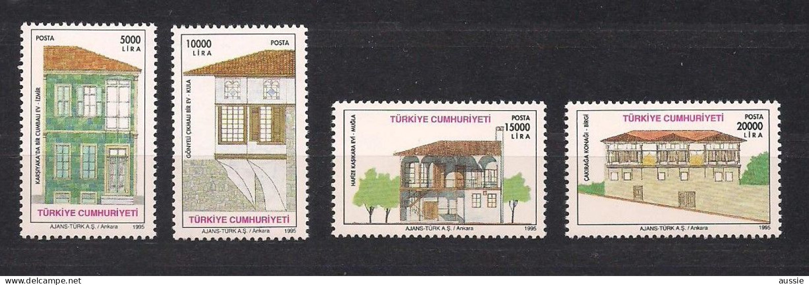 Turquie Turkije 1995 Yvertn° 2800-2803 *** MNH Cote 4,50 € - Unused Stamps