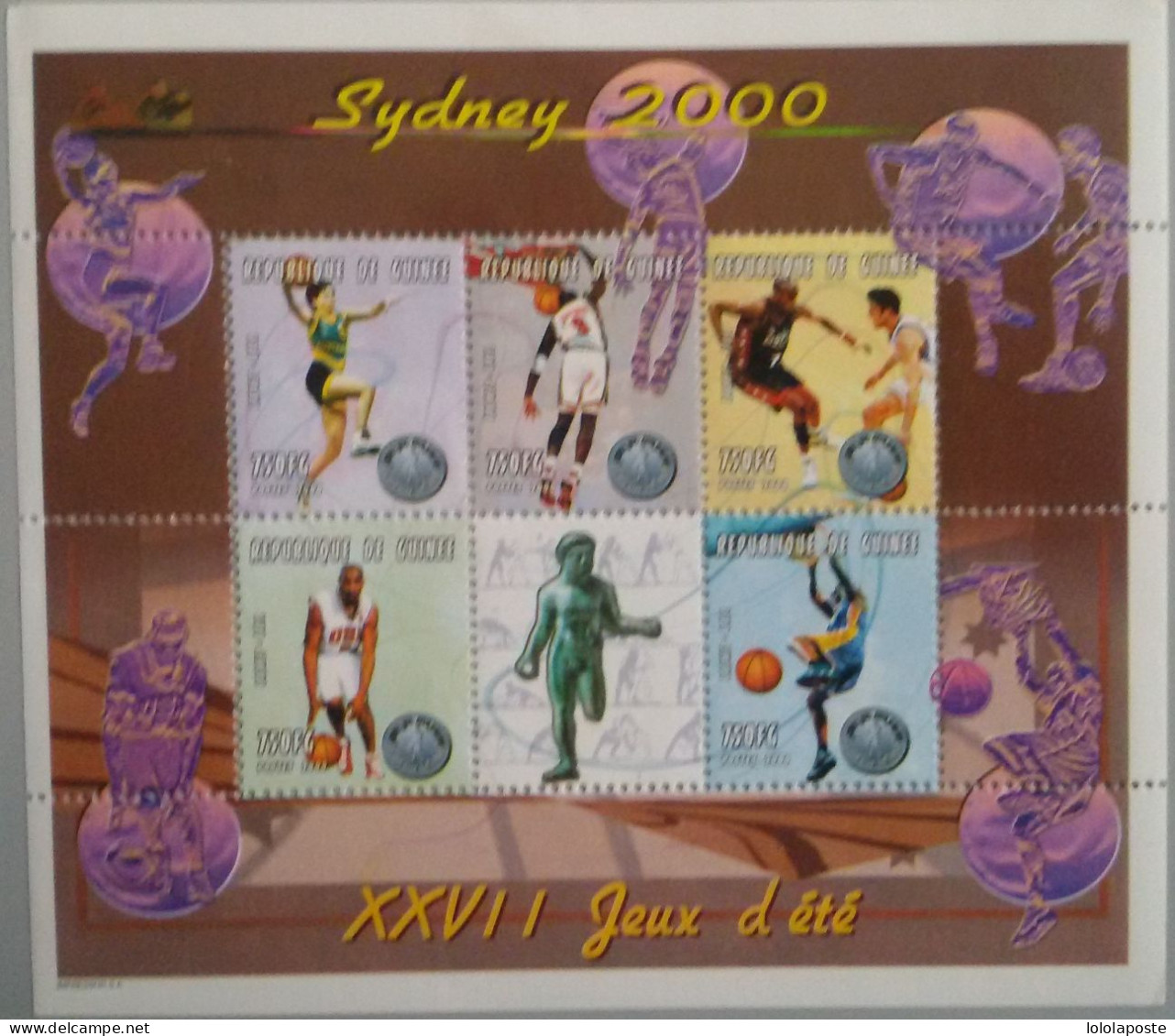 THEME JEUX OLYMPIQUES - GUINEE - 1 Bloc De 2000 - Ete 2000: Sydney