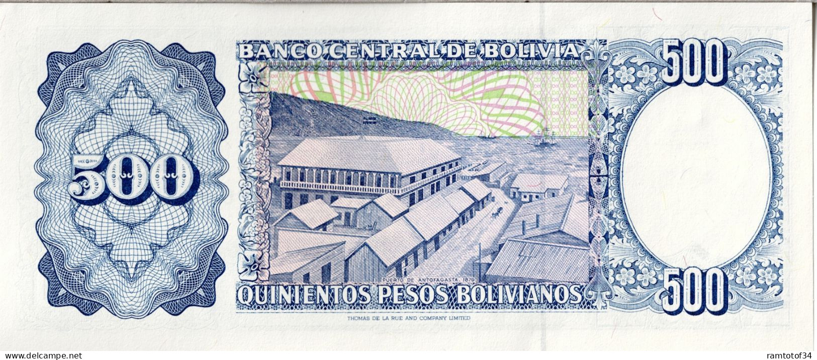 BOLIVIE - 500 Pesos Bolivianos 1981 UNC - Bolivien