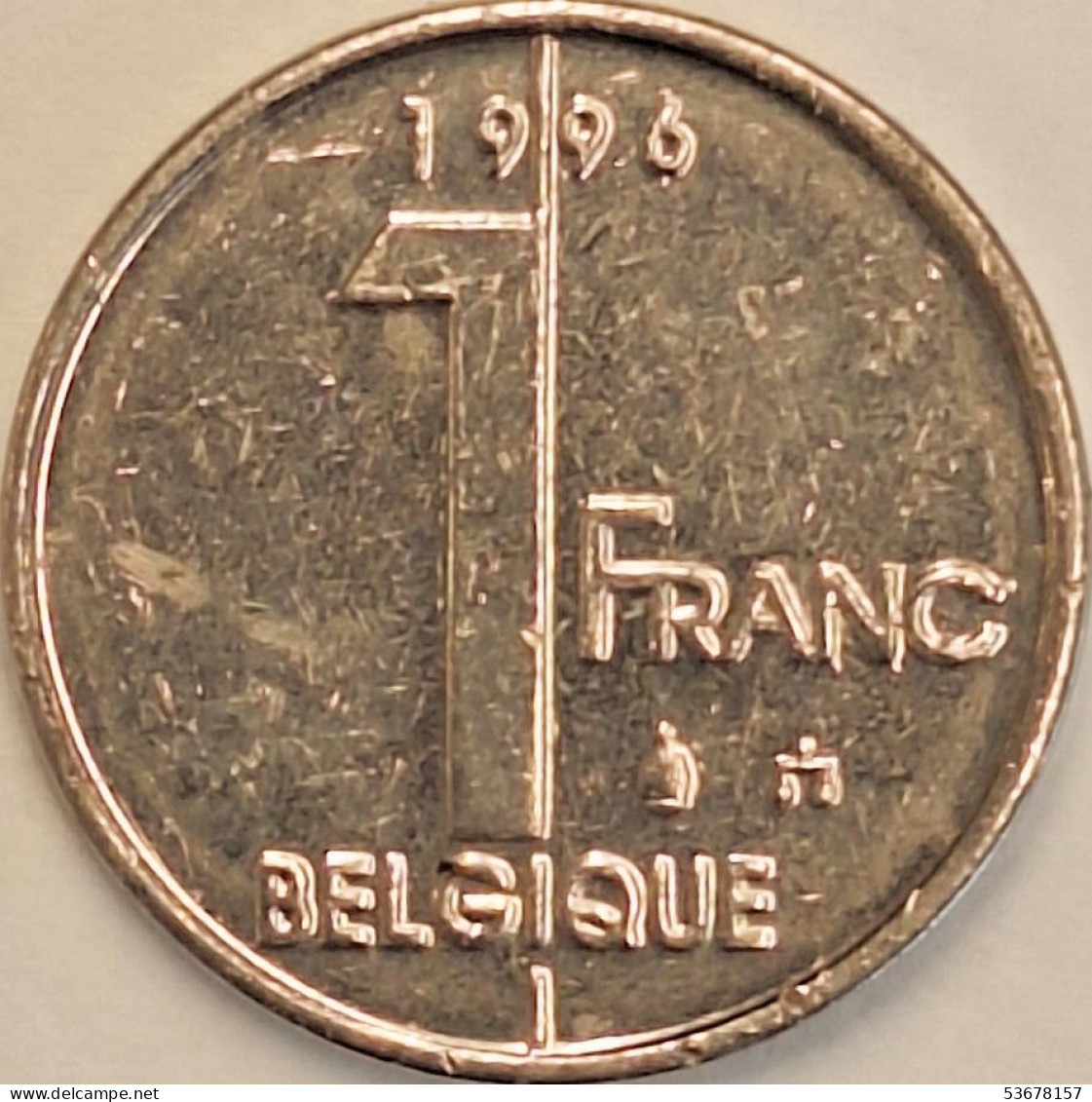 Belgium - Franc 1996, KM# 187 (#3154) - 1 Frank