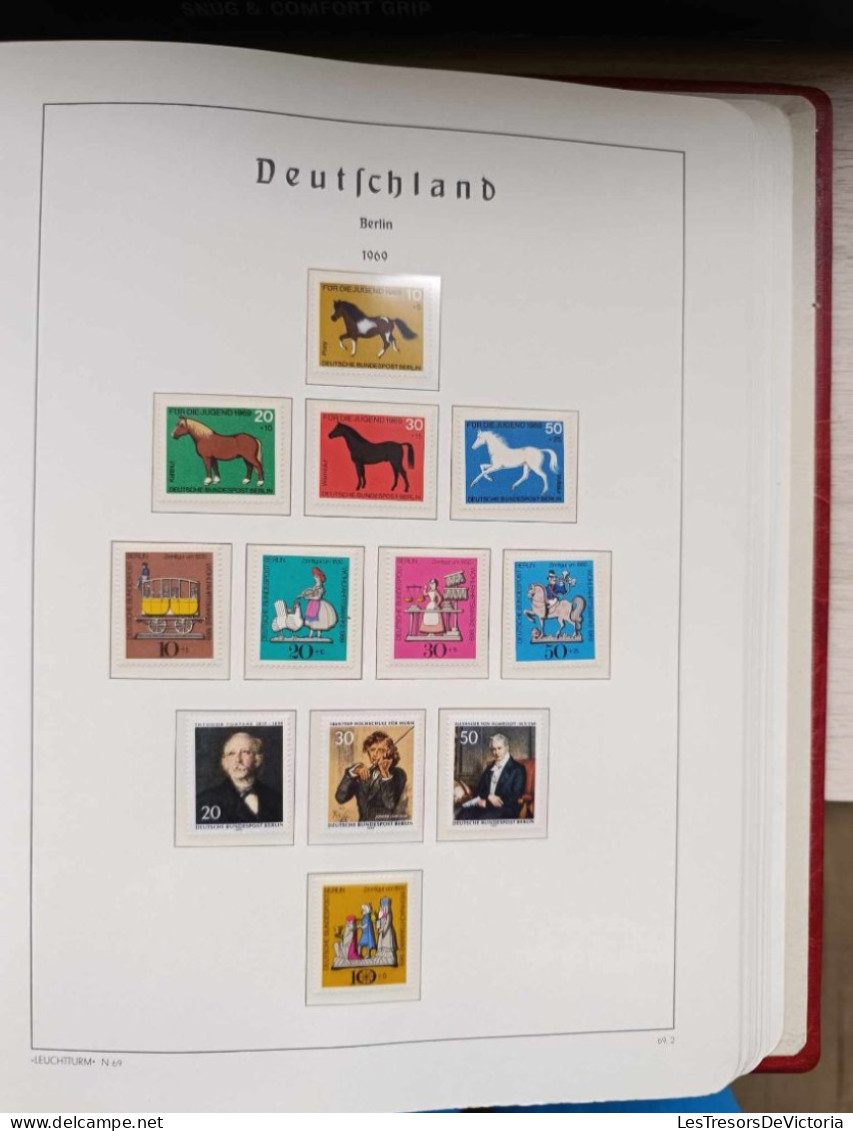 Timbres - Album de timbres Allemands - ** - MNH - Neufs - Deutfchland Berlin 1967 > 1974 - Bloc - Très belle collection