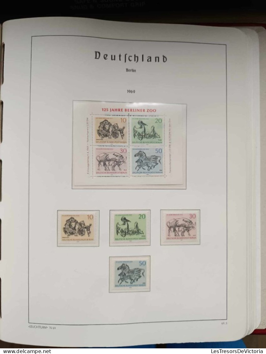 Timbres - Album de timbres Allemands - ** - MNH - Neufs - Deutfchland Berlin 1967 > 1974 - Bloc - Très belle collection