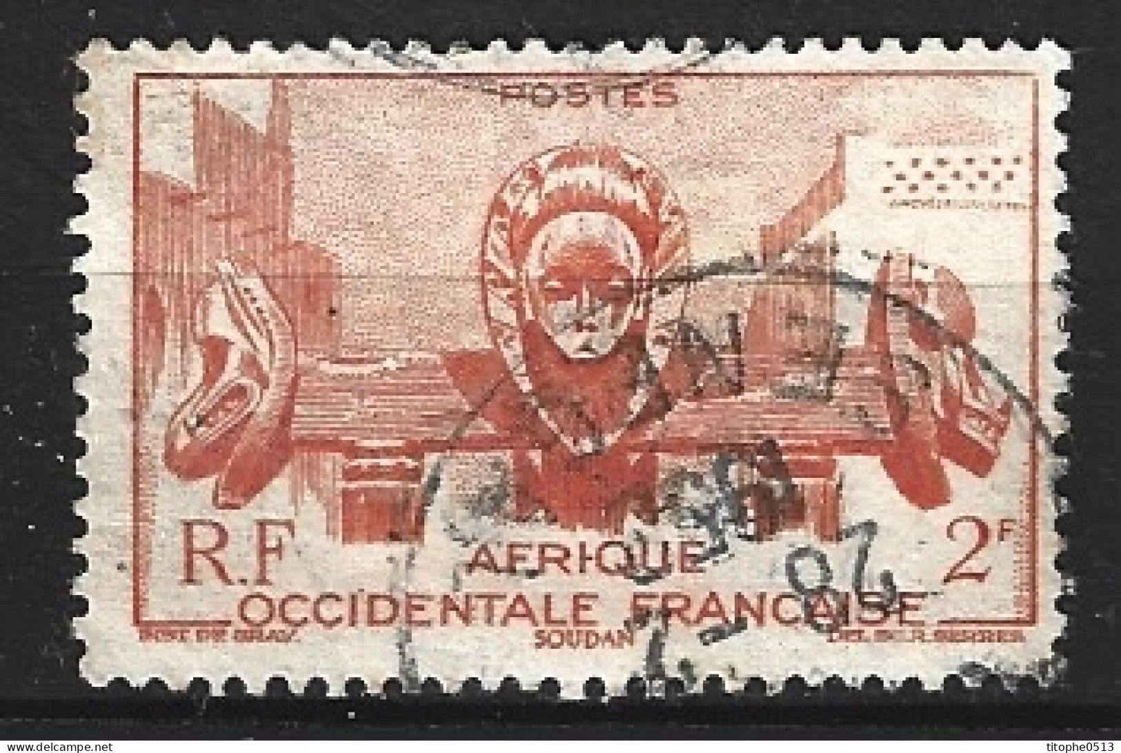 AOF. N°33 Oblitéré De 1947. Fontaine Au Soudan. - Usados