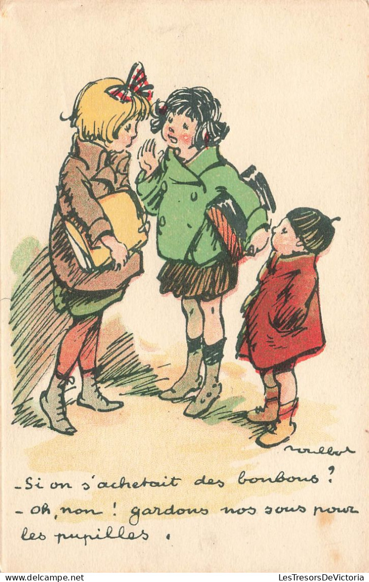 ENFANTS - Dessins D'enfants - Si On S'achetait Des Bonbons - Carte Postale Ancienne - Kindertekeningen