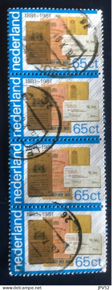 Nederland - C3/44 - 1981 - (°)used - Michel 1182 - 100j PTT Diensten - Gebruikt