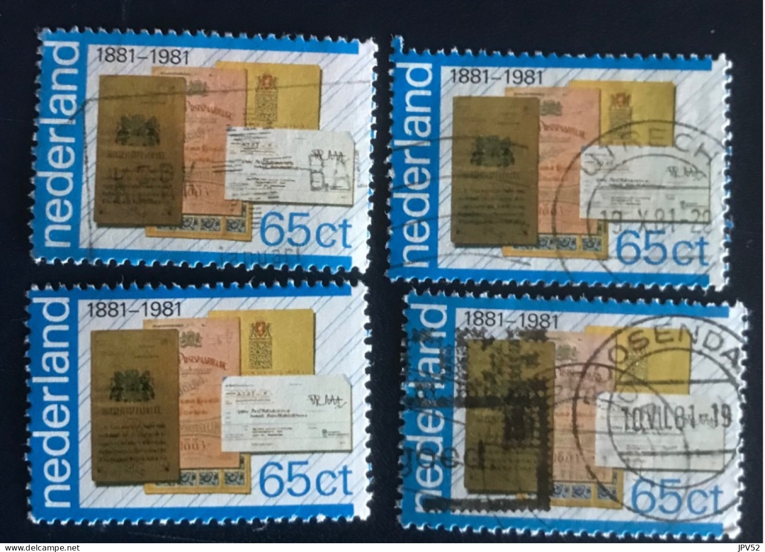 Nederland - C3/45 - 1981 - (°)used - Michel 1182 - 100j PTT Diensten - Used Stamps