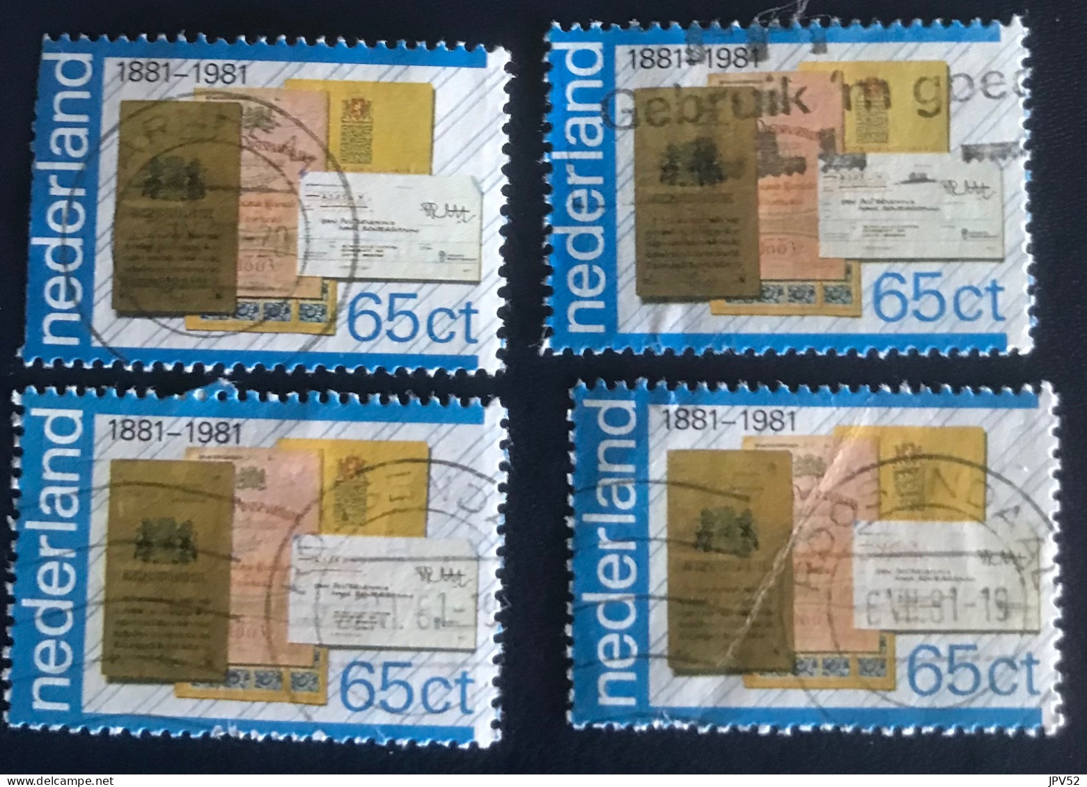 Nederland - C3/45 - 1981 - (°)used - Michel 1182 - 100j PTT Diensten - Used Stamps