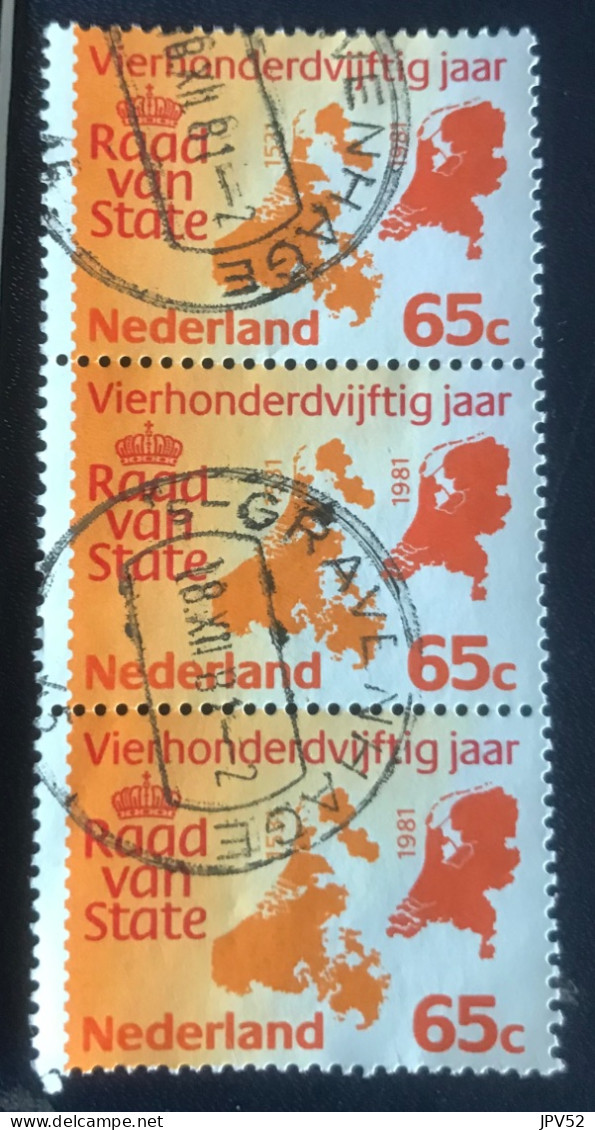 Nederland - C3/49 - 1981 - (°)used - Michel 1188 - 450j Raad Van State -  S GRAVENHAGE - Gebraucht