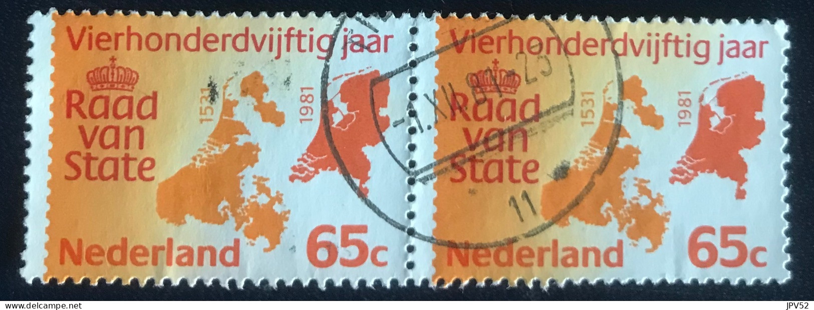 Nederland - C3/49 - 1981 - (°)used - Michel 1188 - 450j Raad Van State - Oblitérés