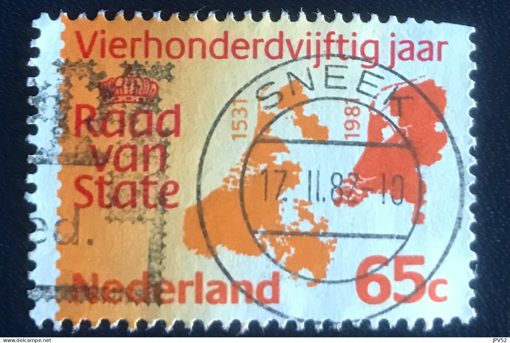 Nederland - C3/49 - 1981 - (°)used - Michel 1188 - 450j Raad Van State - SNEEK - Gebraucht