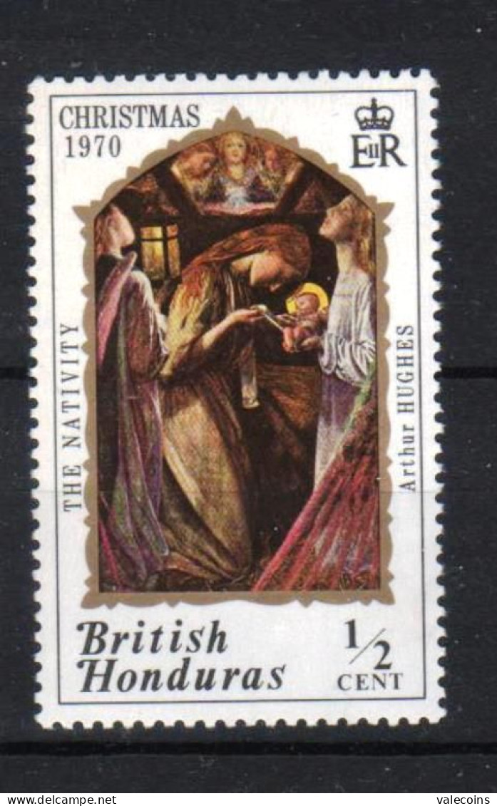 HONDURAS BRITANNICO BRITISH HONDURAS - 1970 - Christmas 1/2c - MNH Stamp          MyRef:L - Honduras Britannico (...-1970)