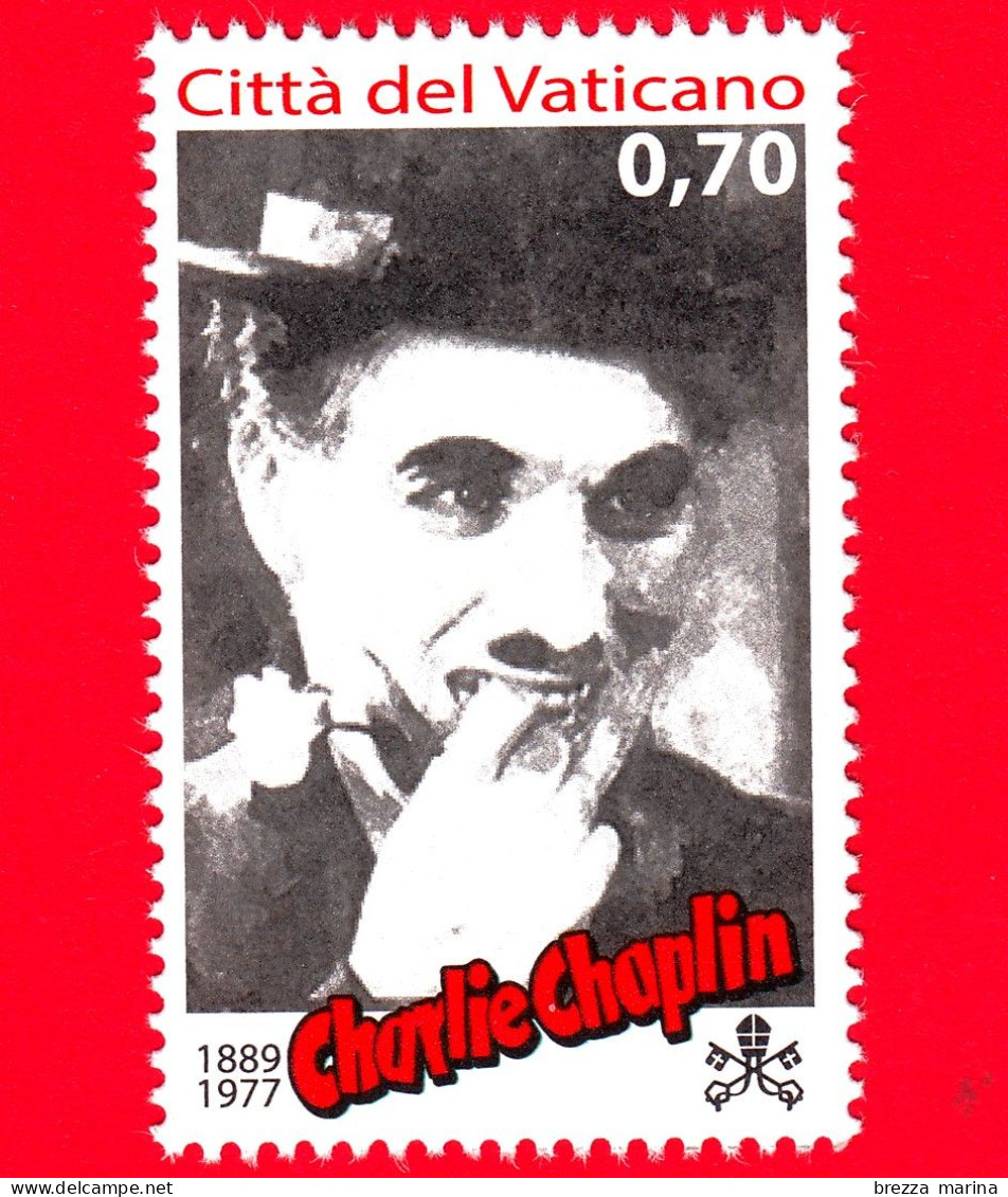 Nuovo - MNH - VATICANO - 2014 - 125º Anni Della Nascita Di Charlie Chaplin - Ritratto - 0,70 € - Neufs