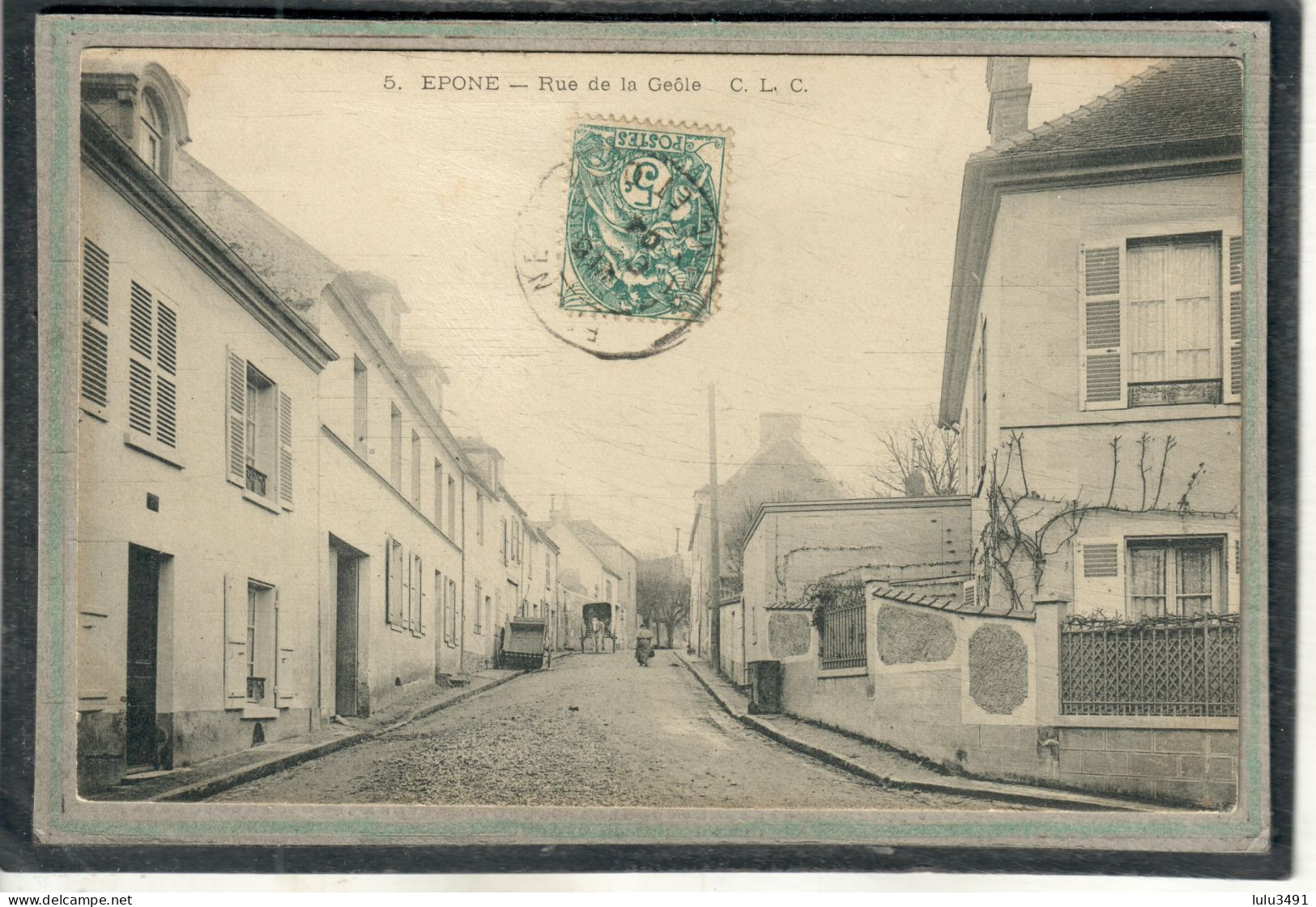 CPA - (78) EPONE - Aspect De La Rue De La Geôle En 1904 - Epone