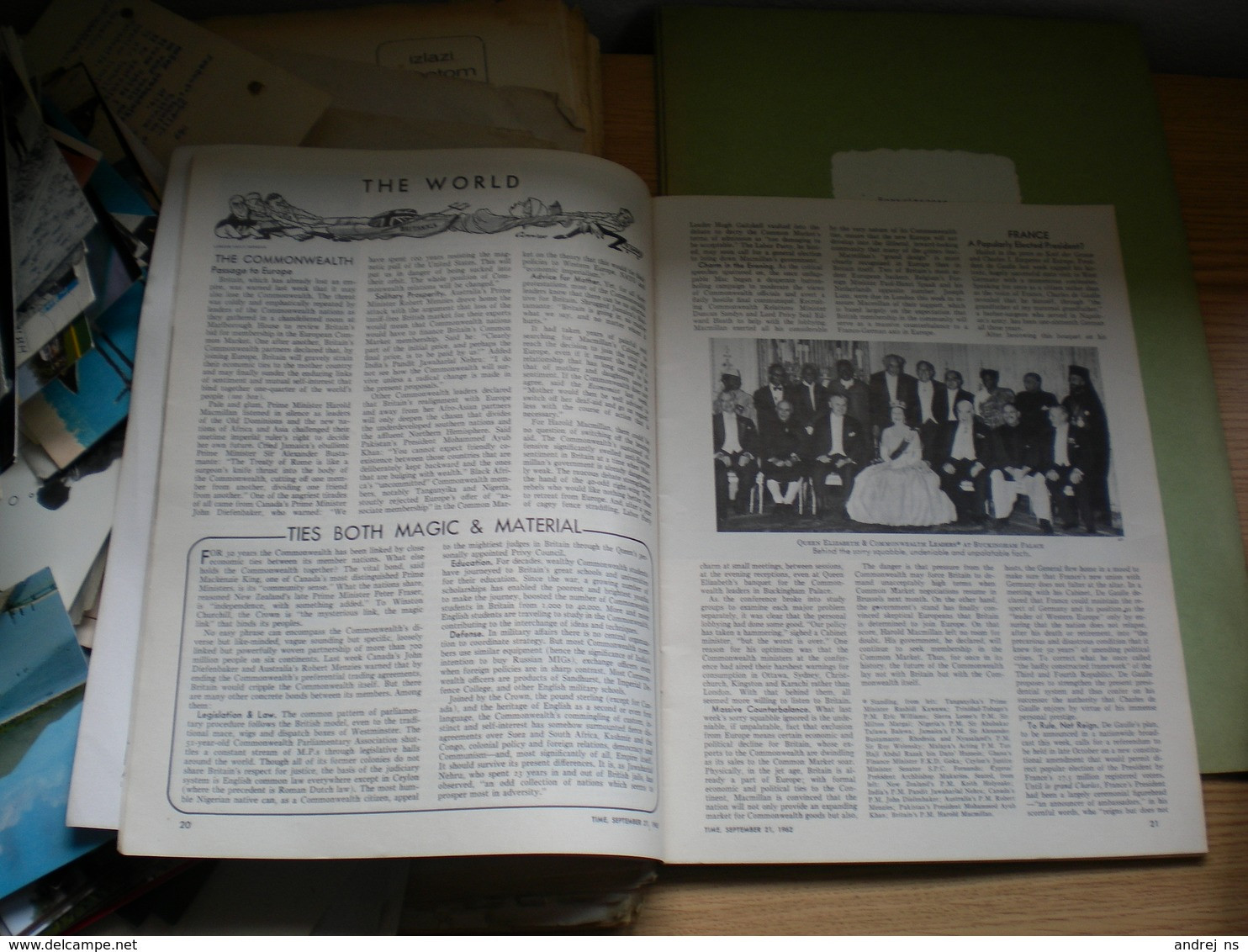 Time The Weekly Newsmagazine Atlantic Edition  1962 President James Monroe The Monroe Doctrine And Communist Cuba - Autres & Non Classés