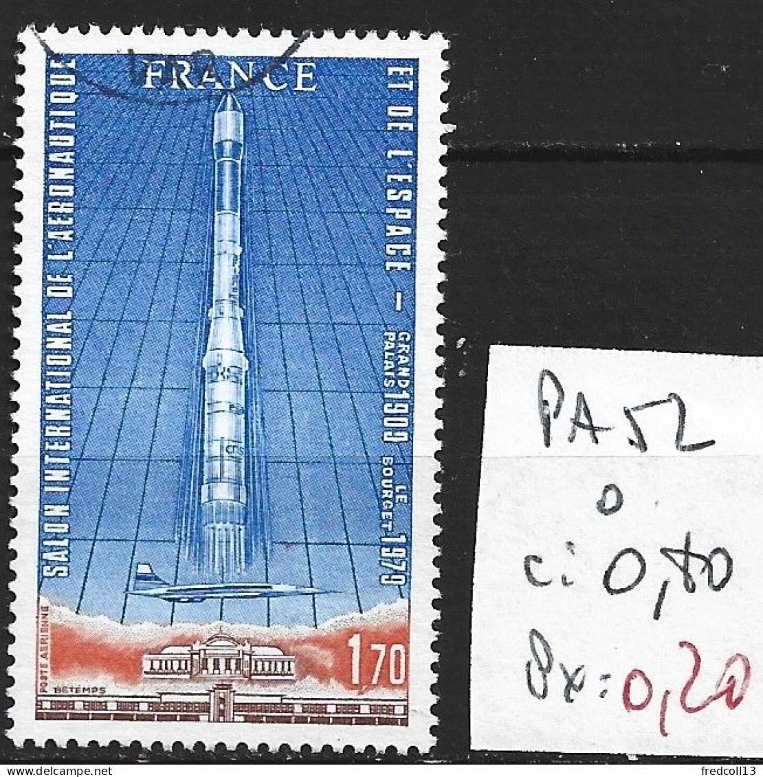 FRANCE PA 52 Oblitéré Côte 0.80 € - 1960-.... Used