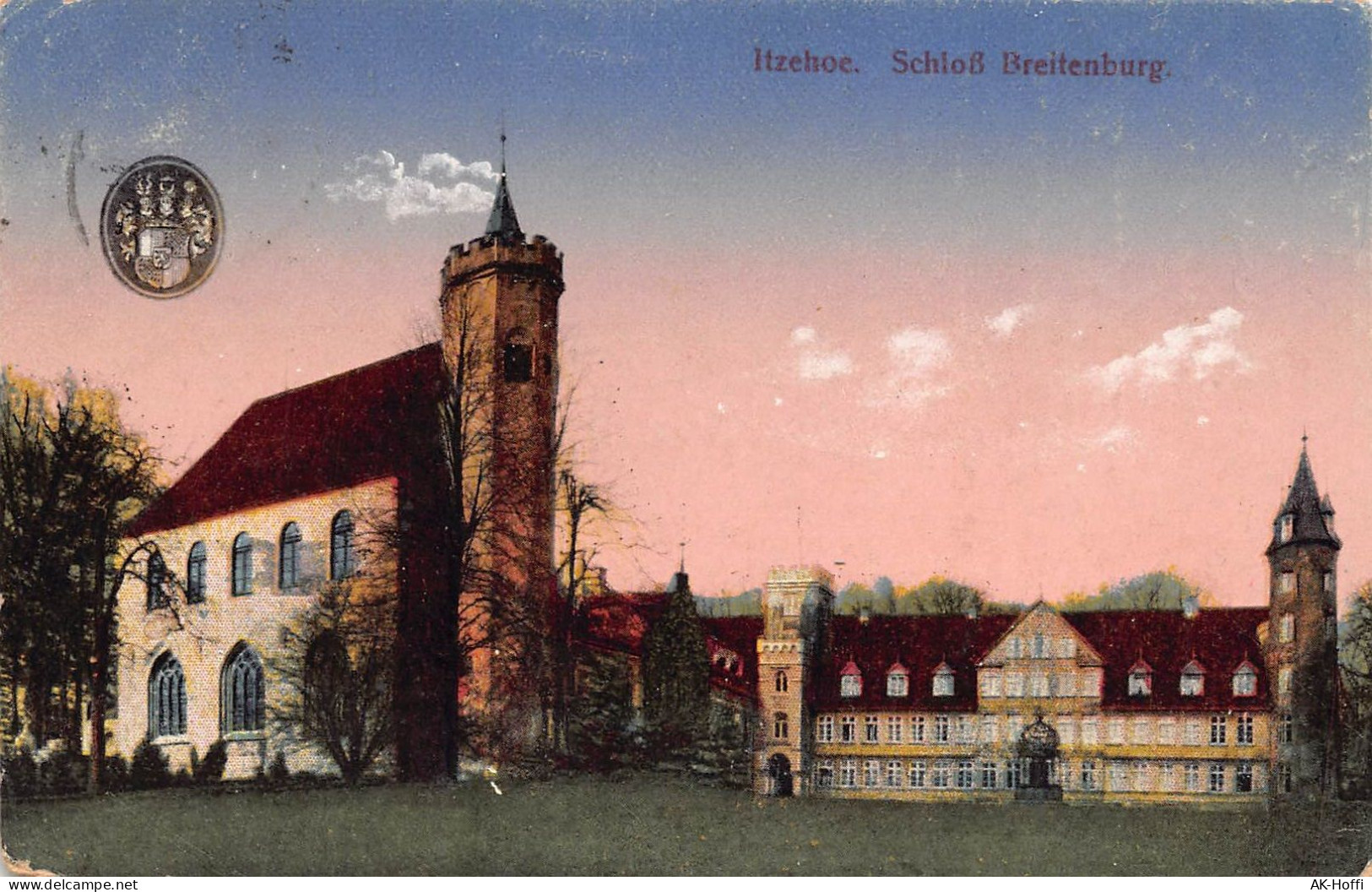 Itzehoe - Schloß Breitenburg Gelaufen 1924 (505) - Itzehoe