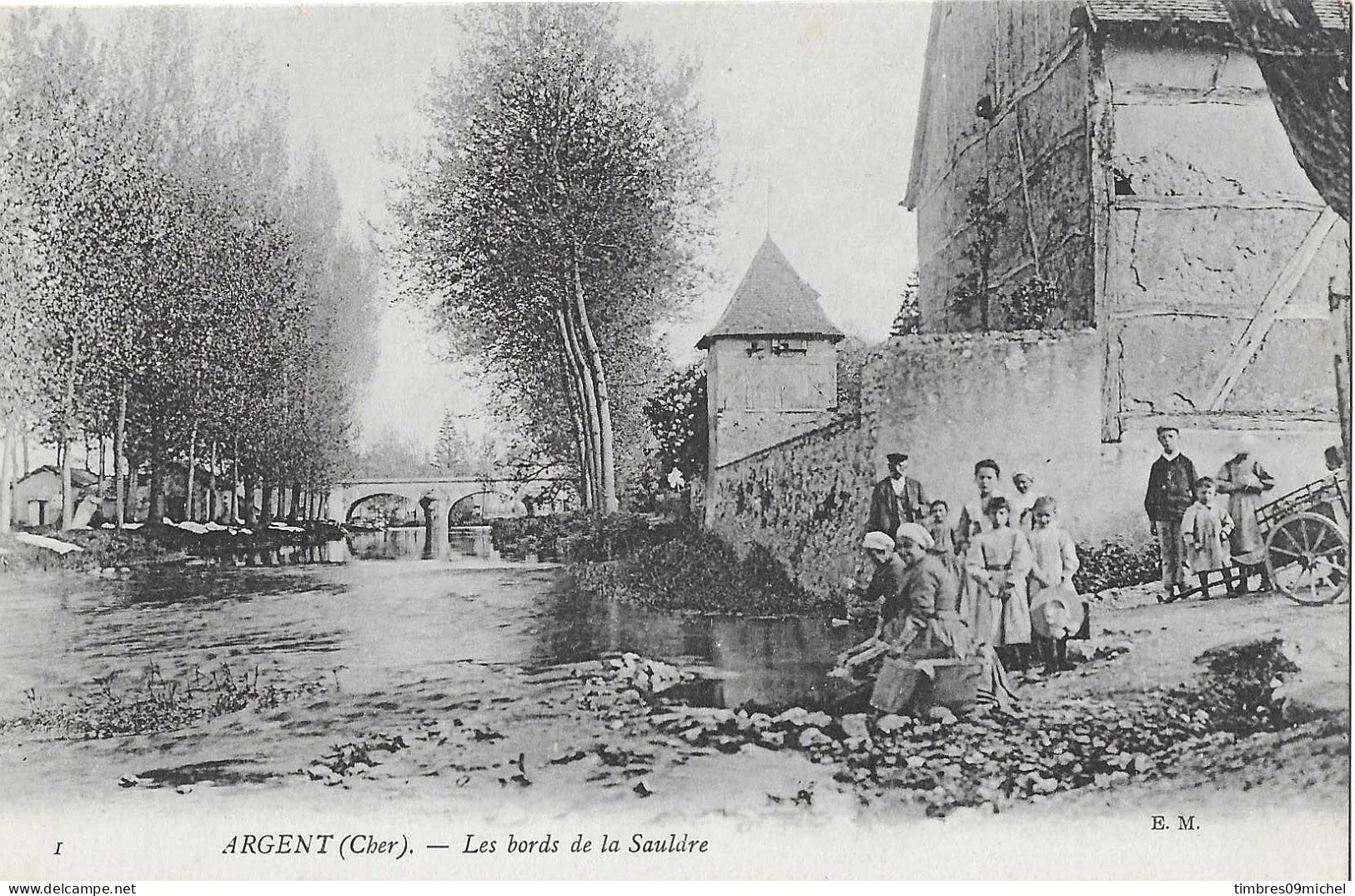 CPA Argent Les Bords De La Sauldre - Argent-sur-Sauldre