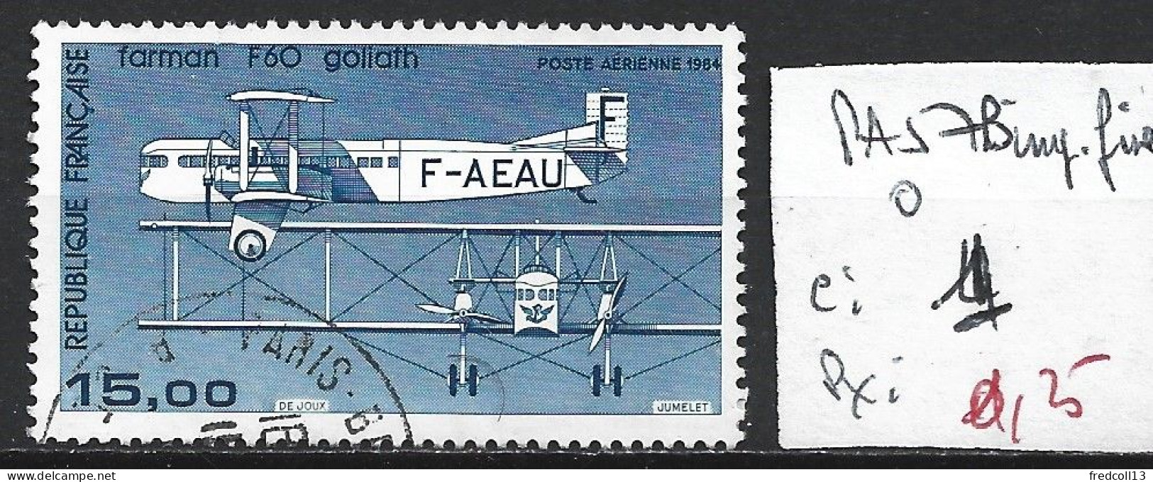 FRANCE PA 57B Oblitéré Côte 1 € - 1960-.... Oblitérés