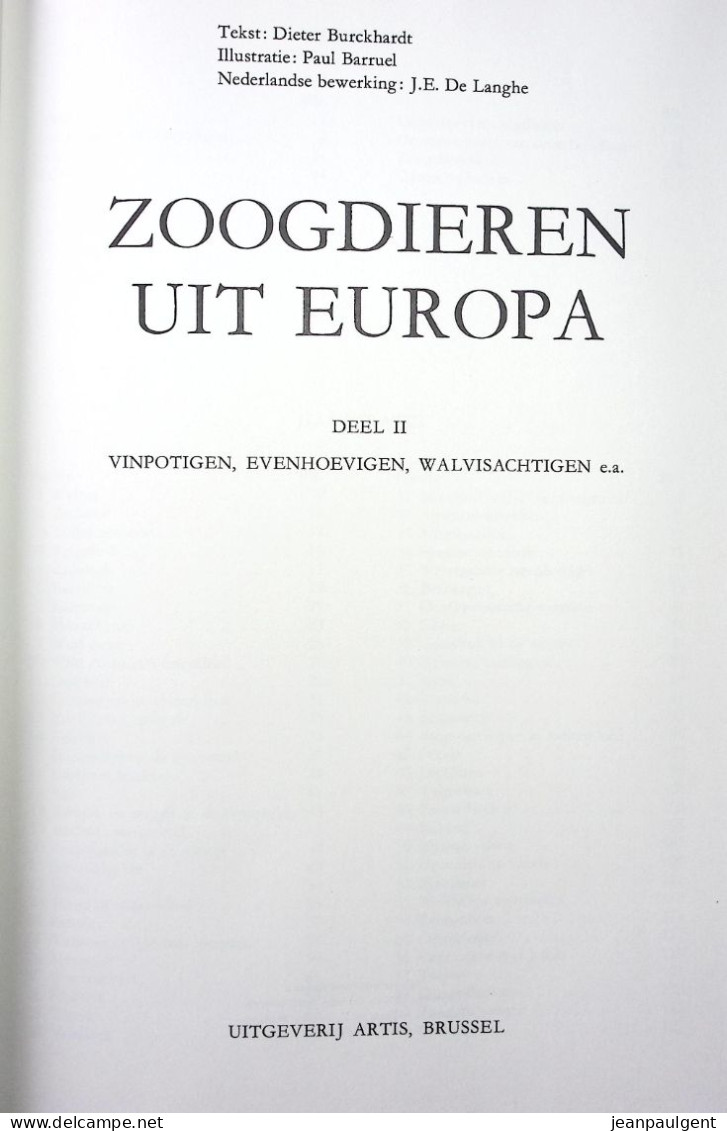 Dieter Burckhardt - Zoogdieren Uit Europa, Delen 1 En 2 - Géographie