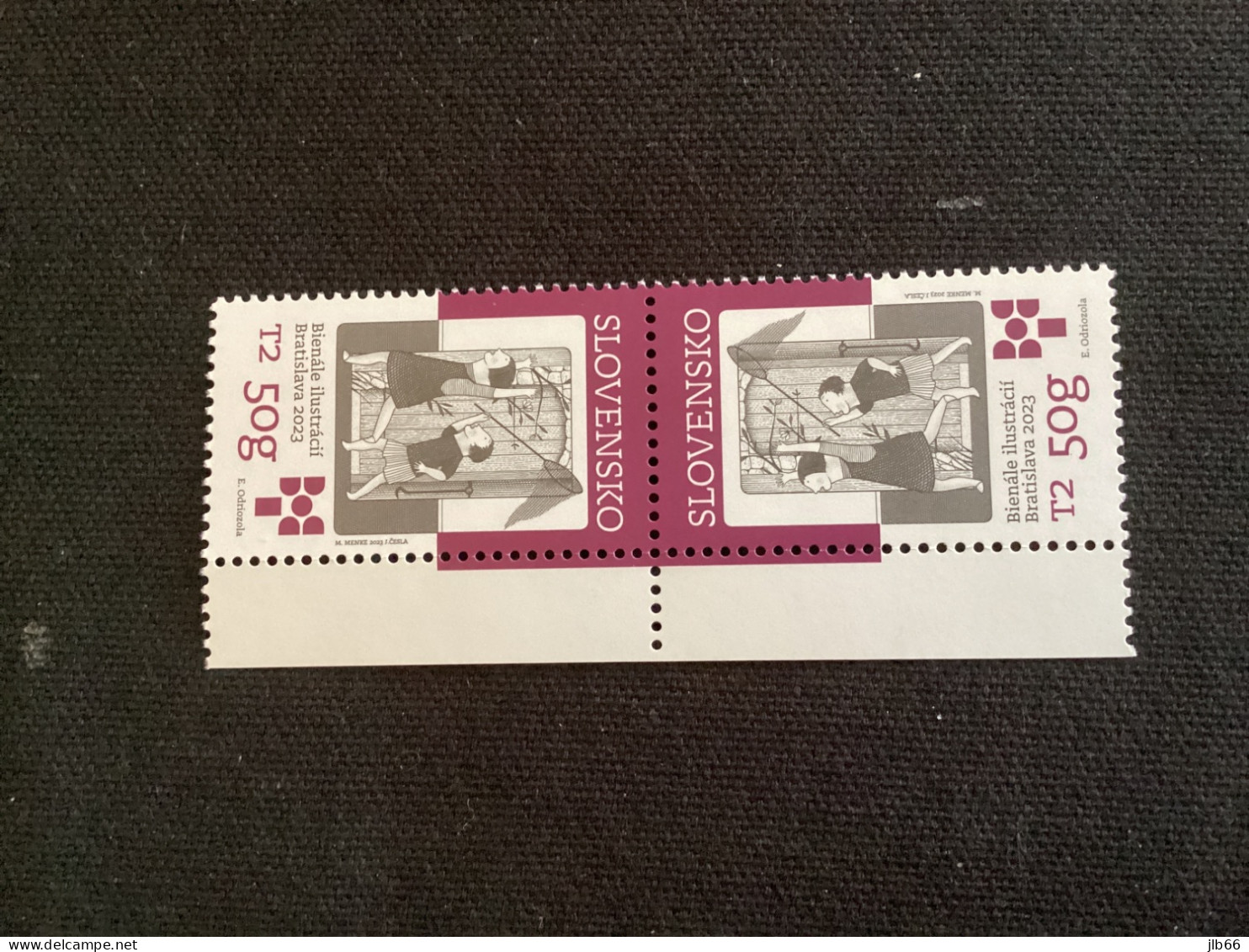 2023 Yvert 886 Tête Bêche ** Biennale Des Illustrateurs De Bratislava E. Odriozola Basque Espagnol - Unused Stamps
