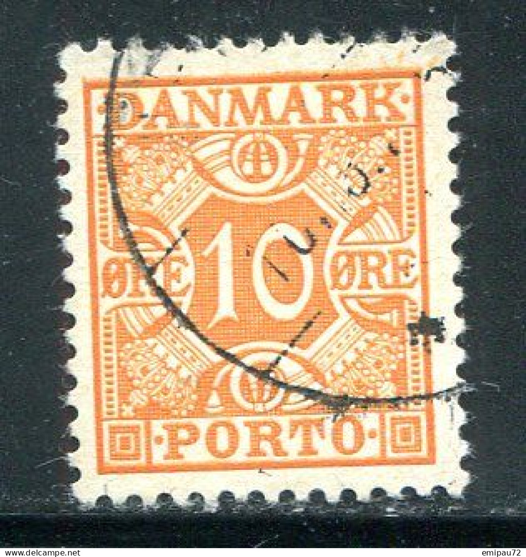 DANEMARK- Timbre Taxe Y&T N°30- Oblitéré - Portomarken