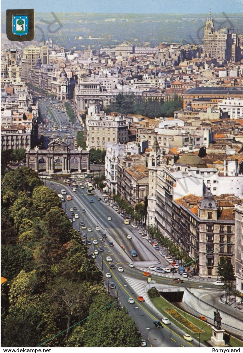 CARTOLINA  MADRID,SPAGNA-VISTA GENERAL-NON VIAGGIATA - Madrid