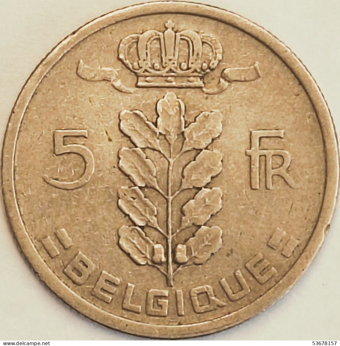 Belgium - 5 Francs 1949, KM# 134.1 (#3157) - 5 Francs