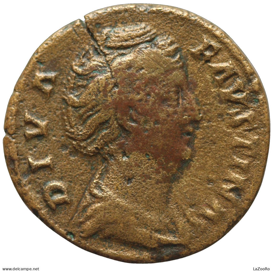 LaZooRo: Roman Empire - AE As Of Faustina Major (+141 AD), Aeternitas - The Anthonines (96 AD Tot 192 AD)