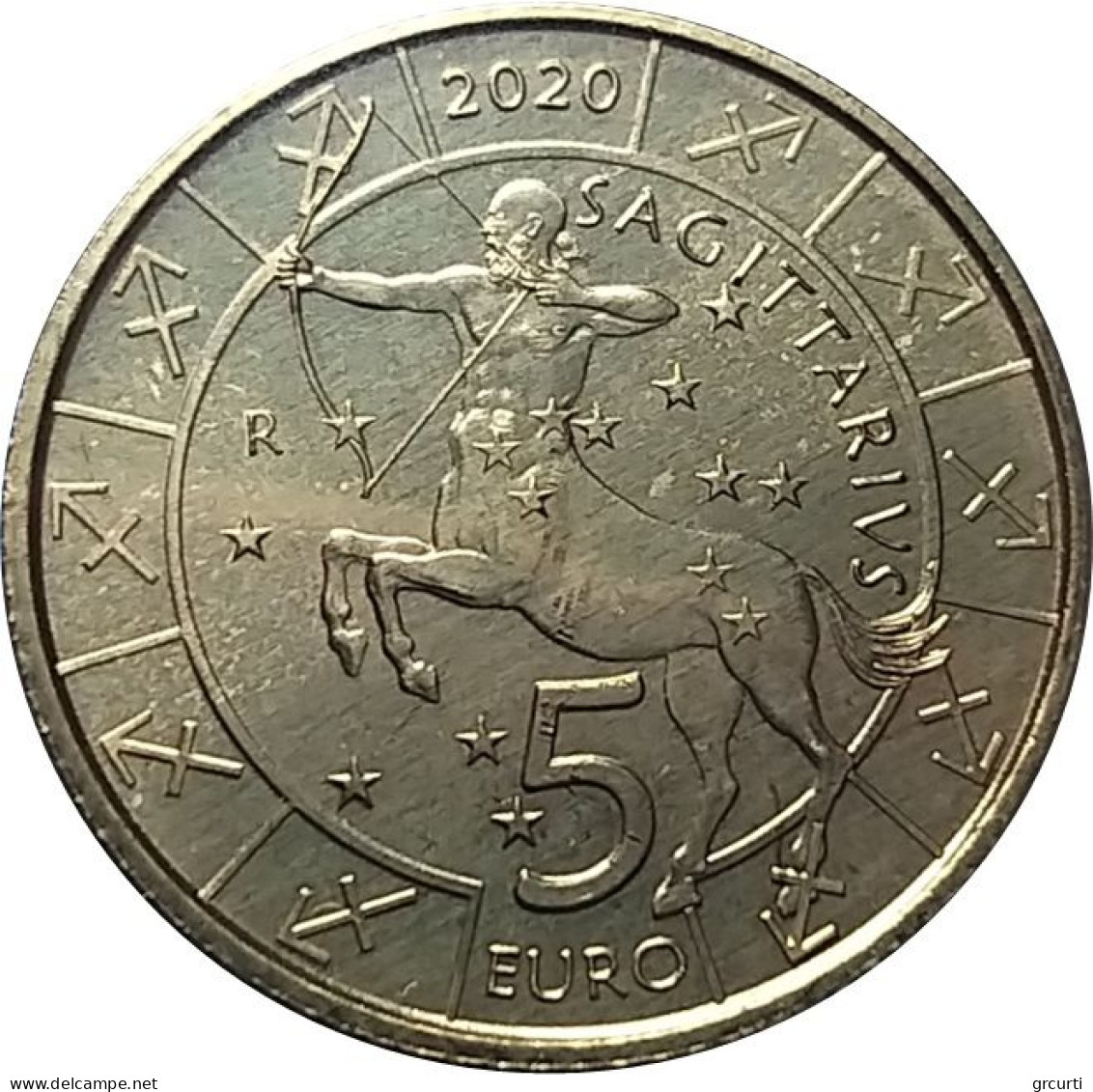 San Marino - 5 Euro 2020 - Segni Dello Zodiaco - Sagittario - UC# 229 - San Marino