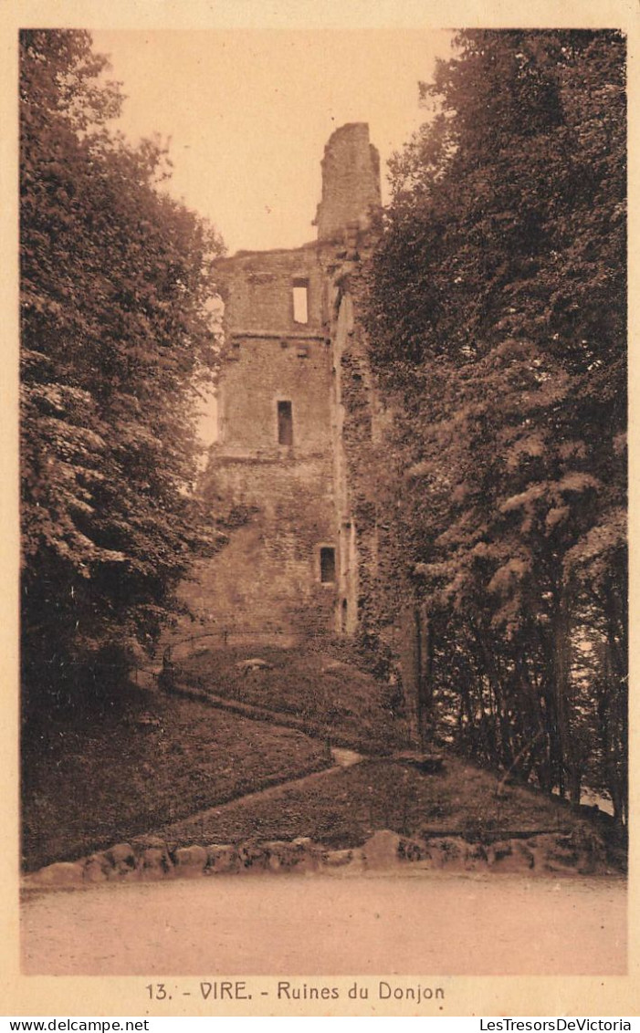 FRANCE - Vire - Ruines Du Donjon - Carte Postale Ancienne - Vire