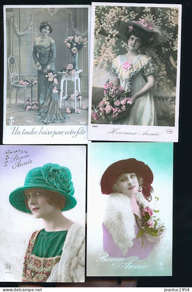 BELLES FEMMES FANTAISIE LOT DE 1000 CARTES - 500 Karten Min.